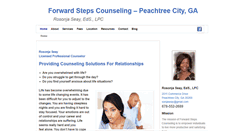 Desktop Screenshot of forwardstepscounseling.com